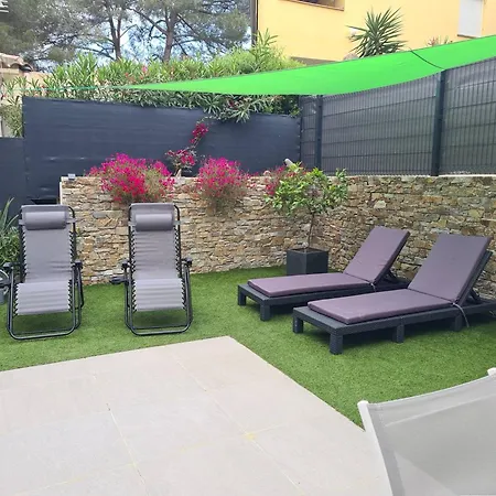 דירה Joli T4 Climatise 3* Avec Jardin A - Fr-1-610-117 בורם-לה-מימוזה